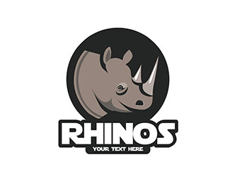 Rhinos Logo for sport team