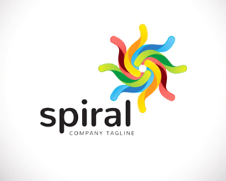 An attractive abstract spiral Logo Symbol design.