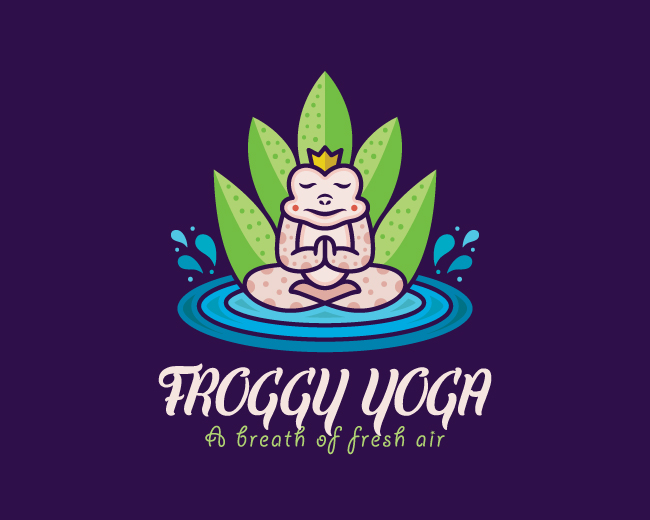 Froggy Yoga Logo