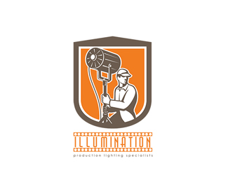 Illumination Production Lighting Logo