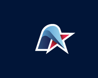 Star Letter A logo