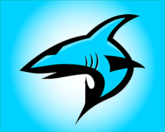 Shark Mascot Logo Concept