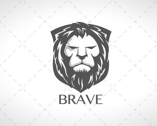 Awesome Lion Head Logo