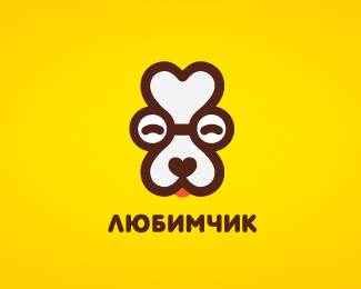 Сookies for dogs. Version logo for old dogs