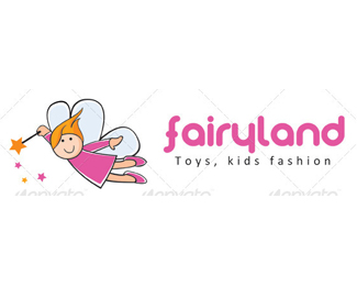 Fairy Land Kids Fashion Logo