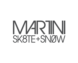 Martini Skate + Snow Logo 2