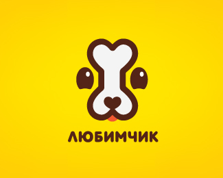 Сookies for dogs. Version logo for young dogs