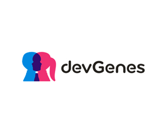 devGenes, genetics research logo design