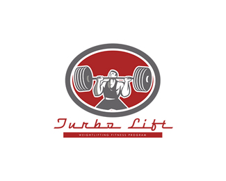 Turbo Lift Weightlifting Fitness Program Logo