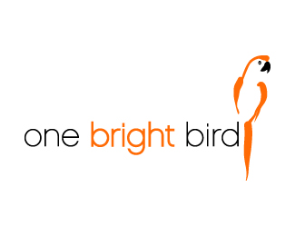 one bright bird