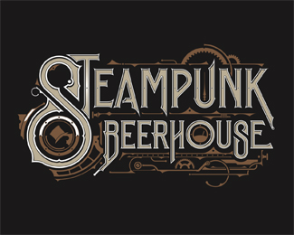 Steampunk Beer House | Logo | USA
