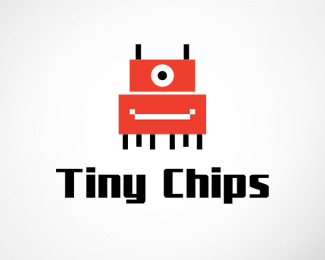 Tiny Chips Logo Template
