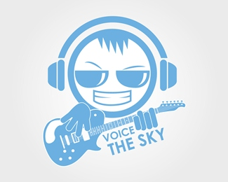 Music Group Logo 'Voice The Sky'