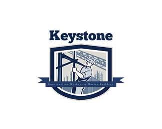 Keystone Construction Workers Hire Logo
