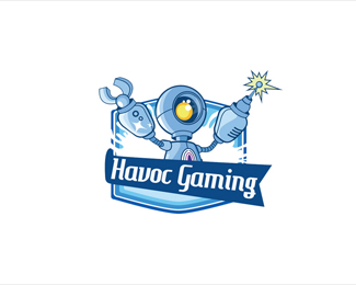 Awesome Robot Gaming Logo