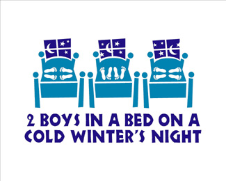 2 Boys in a Bed on a Cold Winter's Night
