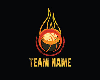 Basketball logo for collage team