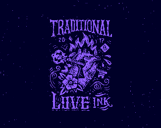 Traditional love ink