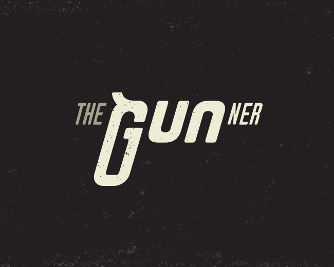 The Gunner Typography logo