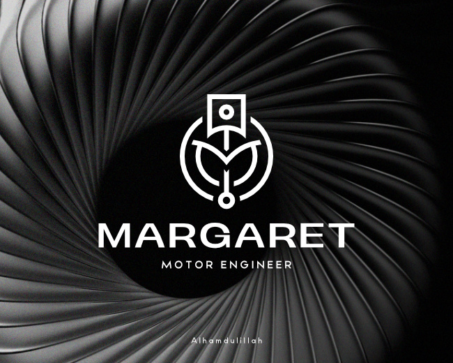 Margaret Motor Engineer - M Letter Logo