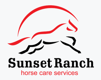 Sunset Ranch Horse Care Logos for Sale