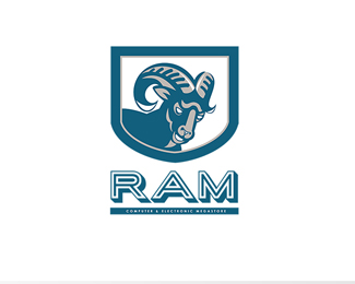 Ram Computer and Electronic Megastore Logo