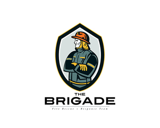 The Brigade Fire Rescue Team Logo