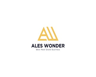 Ales Wonder Properties - Logo design for real esta