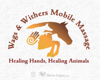  Wags and Withers mobile massage logo