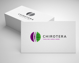 chiropractic therapy logo template