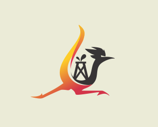 logo bird runner