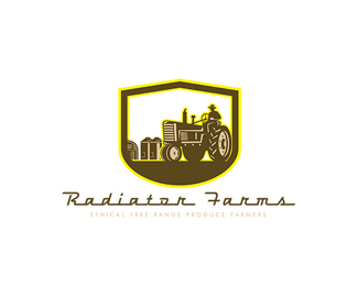 Radiator Farms Free Range Produce Logo