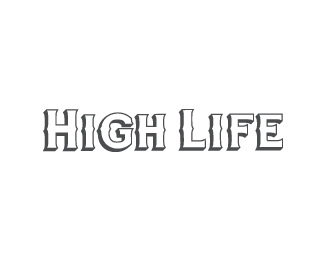 Miller High Life Type Sketch