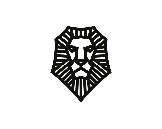 Lined Lion Head