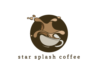 Star splash coffee