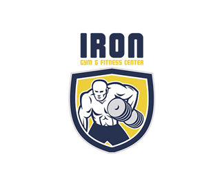 Iron Gym and Fitness Center Logo