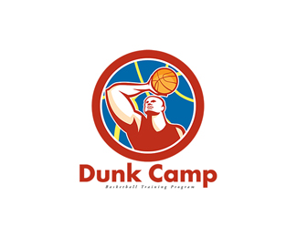Dunk Camp Basketball Training Program Logo
