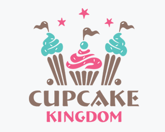 Cupcake Kingdom Logos for Sale