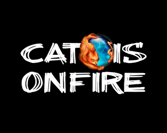 CAT IS ON FIRE