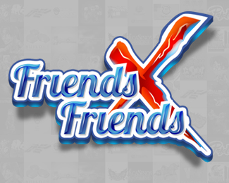Friends x Friends Logo Design