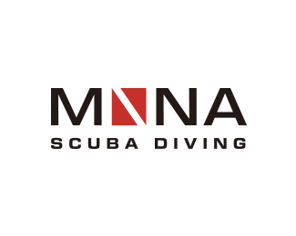 Mina scuba diving
