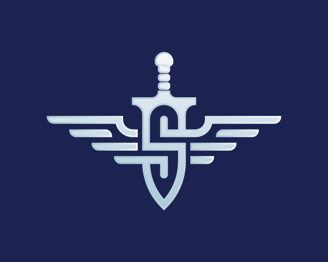 Winged S Sword Logo