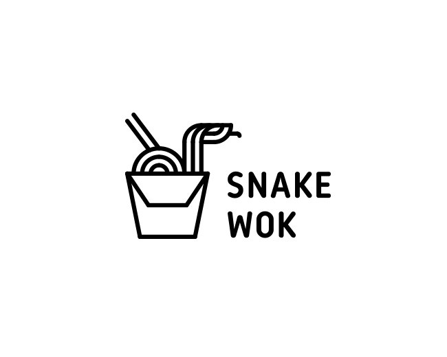 Snake Wok Logo
