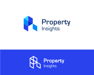 Property Insights letter p & i logo icon