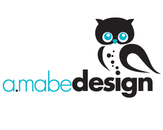 a.mabe design, owl logo3