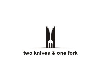 two knives & one fork