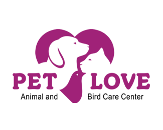 Pet Love Animal Bird Care Center Logo Sold
