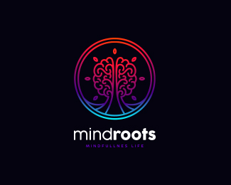 MindRoots Mindfullness Life Logo