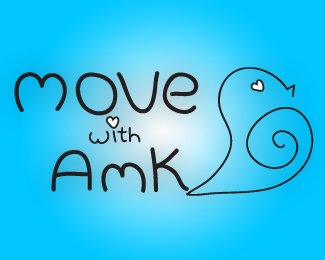 Move With AMK Logo Design