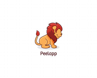 lion mark @peelapp colored
